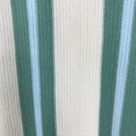 Wild Fable striped sweater puff sleeves v neck oversize cozy tunic length small - Picture 3 of 7